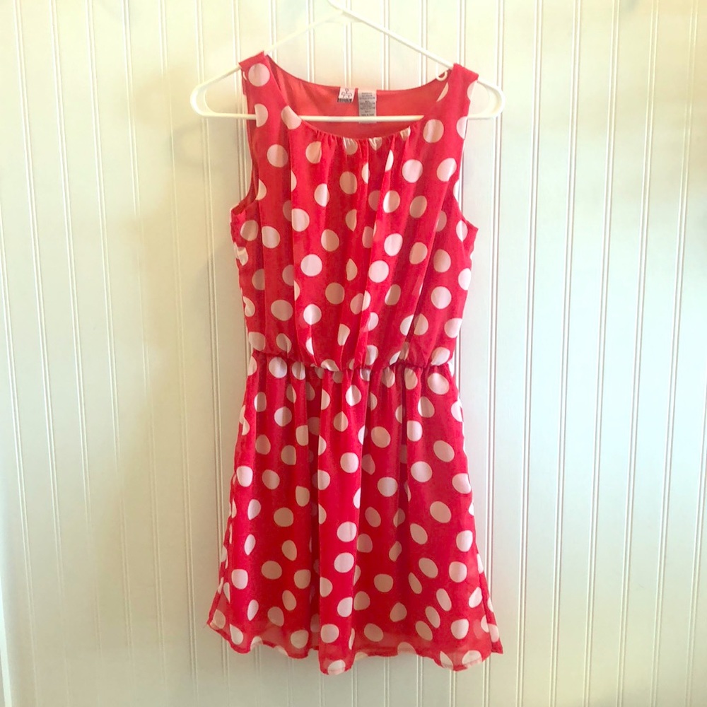 GUC Polka dot blouson dress